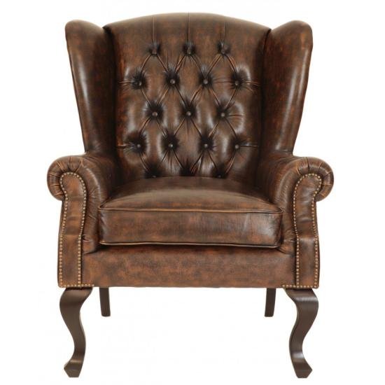 Křeslo Premiér z pravé hovězí kůže