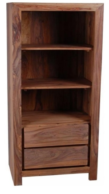 Masivní knihovna 65x45x145cm