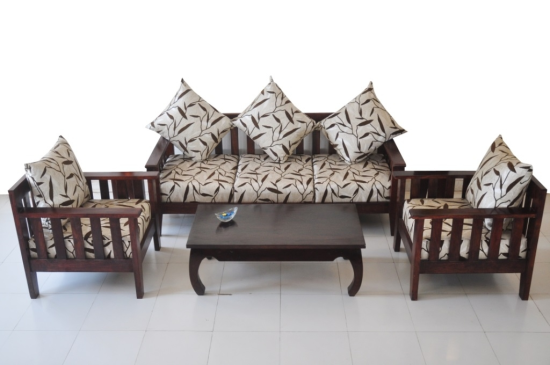 Masivní sedací souprava dvojkřeslo + 2 křesla