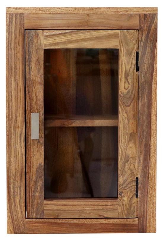 Závěsná skřínka do koupelny 40x60x15 z dřeva palisandr