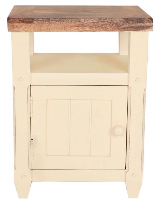 Dřevěný noční stolek z masivu mango 45x60x40