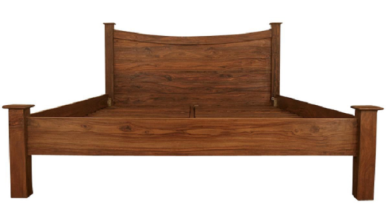 Manželská postel 200x200 masiv palisandr