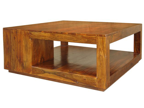 Masivní konferenční stolek 110x110x45cm