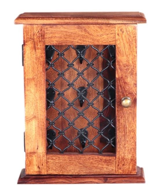 Skříňka na klíče dřevěná 30x40x10 z masivu palisandr