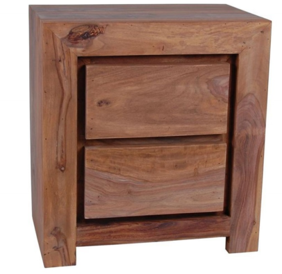 Masivní noční stolek z Palisandr