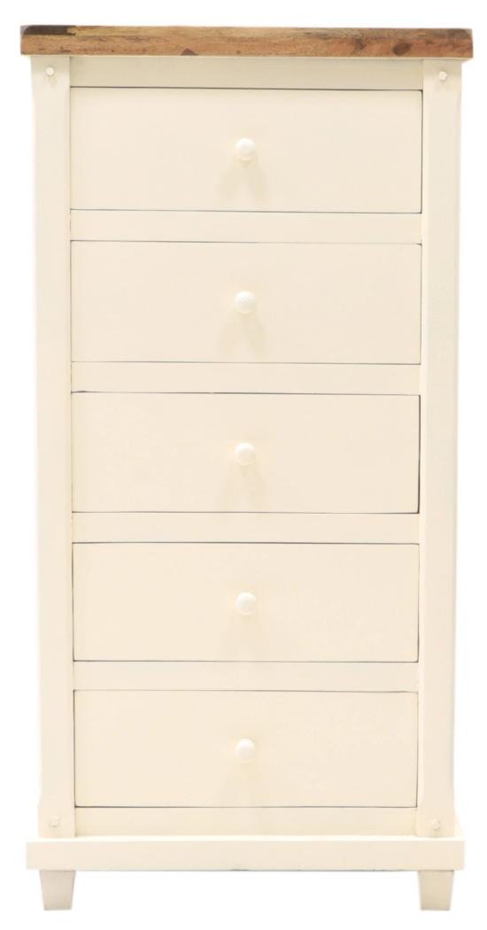 Vysoká komoda masiv z dřeva mango 60x120x45