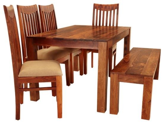 Jídelní souprava pro 6 osob z masivu palisandr