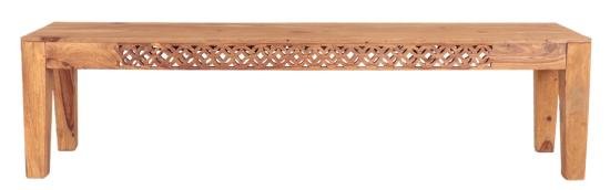 Lavice k jídelnímu stolu z masivu palisandr 175x40