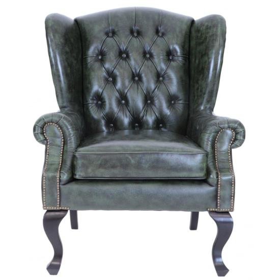 Křeslo Premiér z pravé hovězí kůže