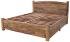 Postel z masivu 180x200 s úložným prostorem