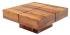Konferenční stolek masiv z palisandru 85x85x35