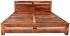 Dřevěná postel z masivu palisandr 200x180