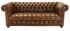 Pohovka trojmístná Chesterfield Manchester z pravé hovězí kůže