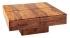 Konferenční stolek masiv z palisandru 85x85x35