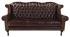 Pohovka trojmístná Chesterfield Crown z pravé hovězí kůže