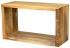 Nástěnná police z dřeva mango 50x30x22