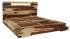 Postel z masivu 160x200 z dřeva palisandr