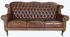 Pohovka trojmístná Chesterfield Crown z pravé hovězí kůže