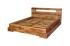 Postel z masivu 160x200 z dřeva palisandr