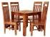 Jídelní set pro 4 osob masiv palisandr