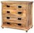 Šuplíková komoda z masivu mango 90x45x90