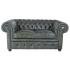 Pohovka dvoumístná Chesterfield Comfort z pravé hovězí kůže