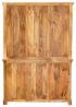 Vitrína  z masivu mango 140x200x45