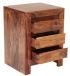 Dřevěný noční stolek  z masivu palisandr 45x60x40
