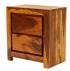 Masivní noční stolek z dřeva palisandr 45x60x40