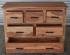 Dřevěná komoda z masivu palisandr 115x50x90