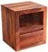 Noční stolek masiv z dřeva palisandr 45x50x40