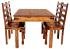 Jídelní set pro 4 osoby Jali z indického masivu palisandr