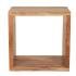 Čtvercová police na zeď z dřeva mango 40x40x30 