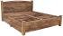 Postel z masivu 180x200 s úložným prostorem