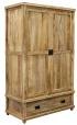 Dřevěná šatní skříň 120x60x200 z masivu mango