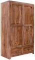 Šatní skříň dřevěná 120x200x60 z masivu mango