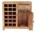 Vinotéka do  kuchyně 90x90x45 z dřeva mango