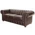 Pohovka trojmístná Chesterfield Comfort z pravé hovězí kůže