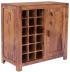 Dřevěná vinotéka 90x90x45 z masivu palisandr