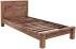 Dřevěná postel z masivu 90x200 z palisandru