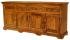 Komoda velká masiv z dřeva palisandr 200x90x45