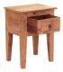 Rustikální noční stolek z dřeva palisandr 45x60x35
