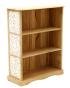 Knihovna do obývacího pokoje 90x115x35 z dřeva mango