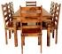 Set jídelní stůl a židle pro 8 osob z indického palisandr