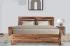 Dřevěná postel z masivu palisandr 200x180
