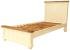 Jednolůžková postel masiv 90x200 z dřeva mango
