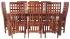 Jídelní set pro 8 osob z  masivu palisandr