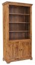 Rustikální knihovna 100x200x45 z indického masivu palisandr