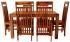 Jídelní sestava z masivu pro 6 osob z indického masivu palisandr