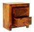 Masivní noční stolek z dřeva palisandr 45x60x40